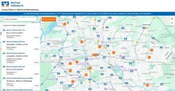 Standorte der Berliner Volksbank in Berlin