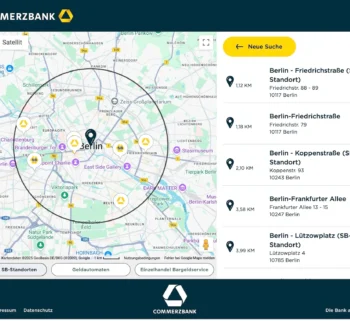 Standorte der Commerzbank in Berlin