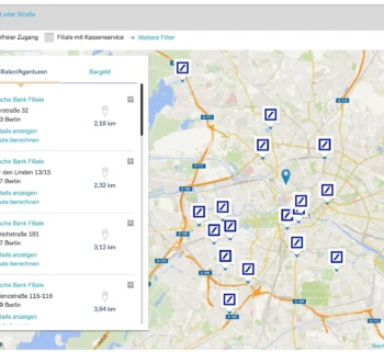 Standorte der Deutschen Bank in Berlin