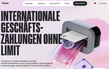 Finom ermöglicht Auslandsüberweisungen für Firmen.