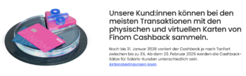 Bis zu 3 % Cashback auf alle Kartenumsätze