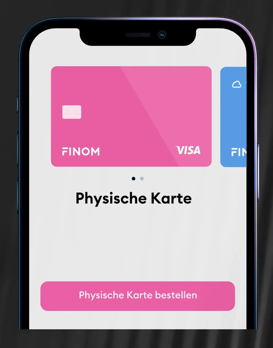 Physische Karte bei Finom