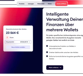 Finom Unterkonten: Wallets