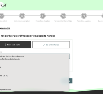 FYRST Kontoeröffnung