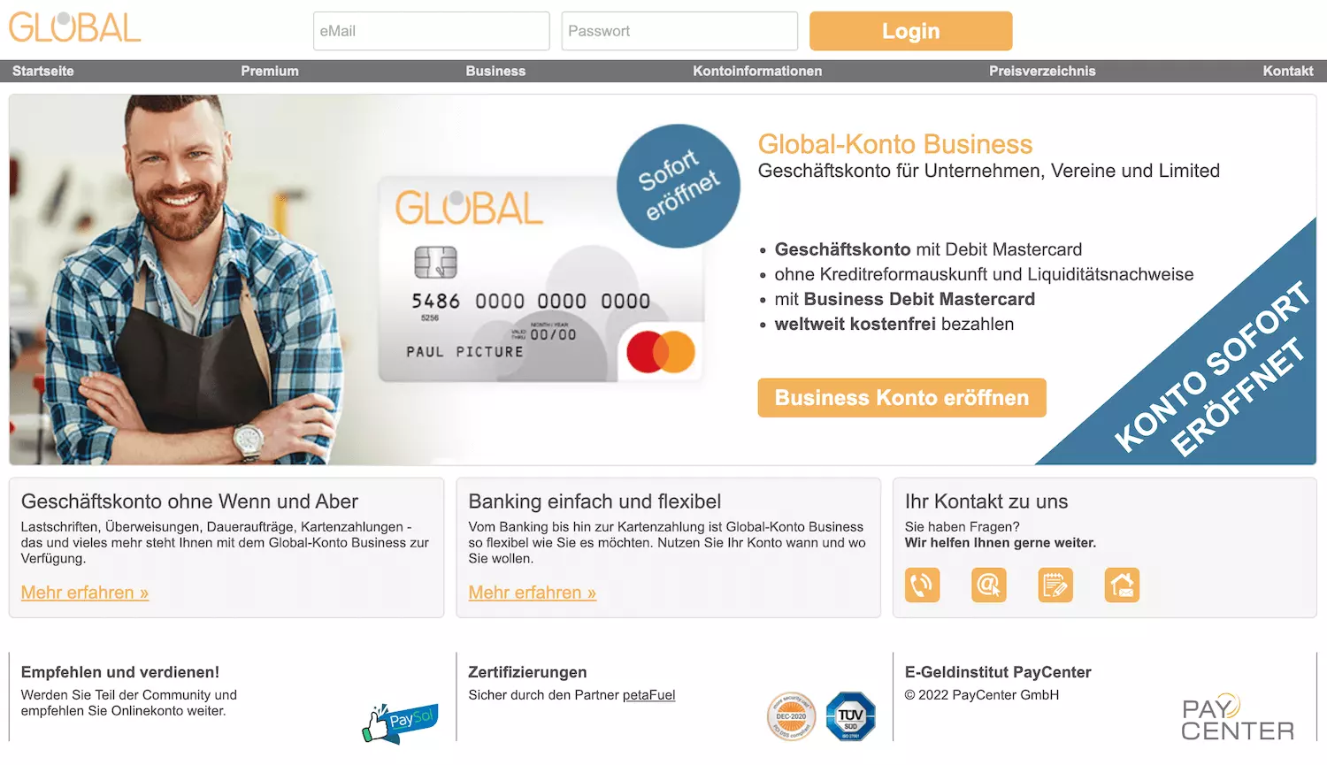 Global-Konto Premium Business