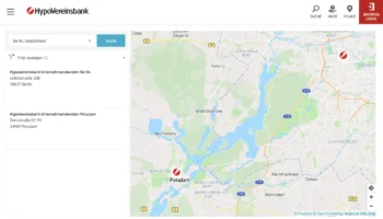 Standorte der HypoVereinsbank in Berlin