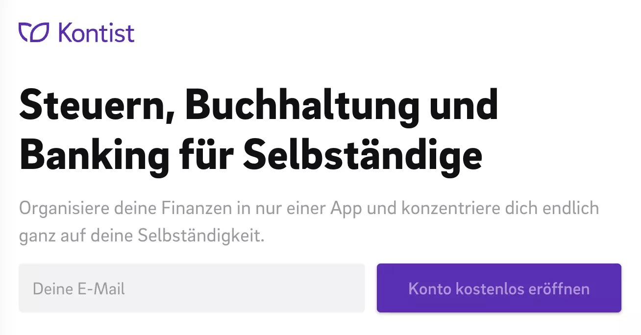 Kontoeröffnung bei Kontist