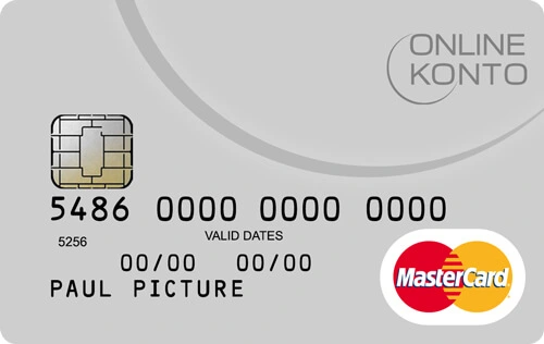 Onlinekonto Prepaid Mastercard