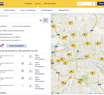 Standorte der Postbank in Berlin