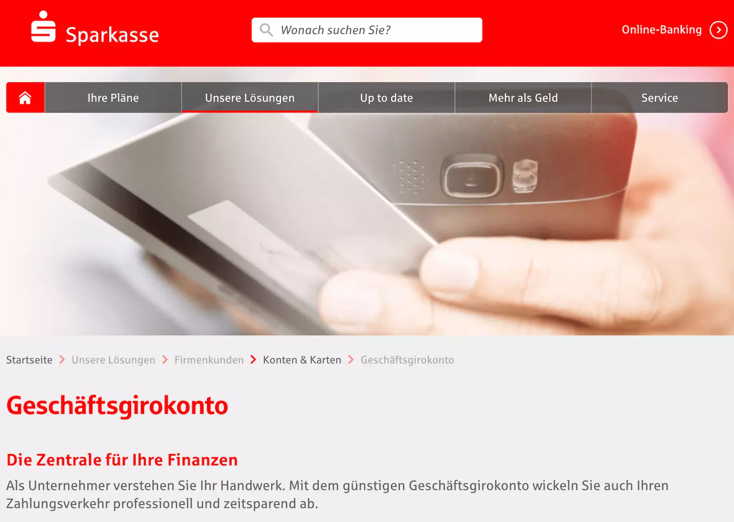 Sparkasse Geschäftskonto im Test & Erfahrungen (12/2024)