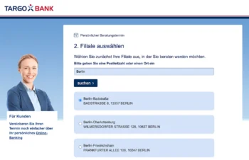 Standorte der TARGOBANK in Berlin